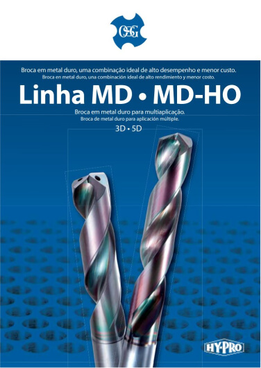 Capa do Catálogo brocas Hy-pro