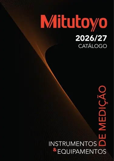 Capa do Catálogo Básico Mitutoyo 2026/2027