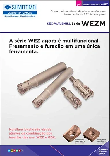 Capa do folheto técnico Sumitomo Série WEZM